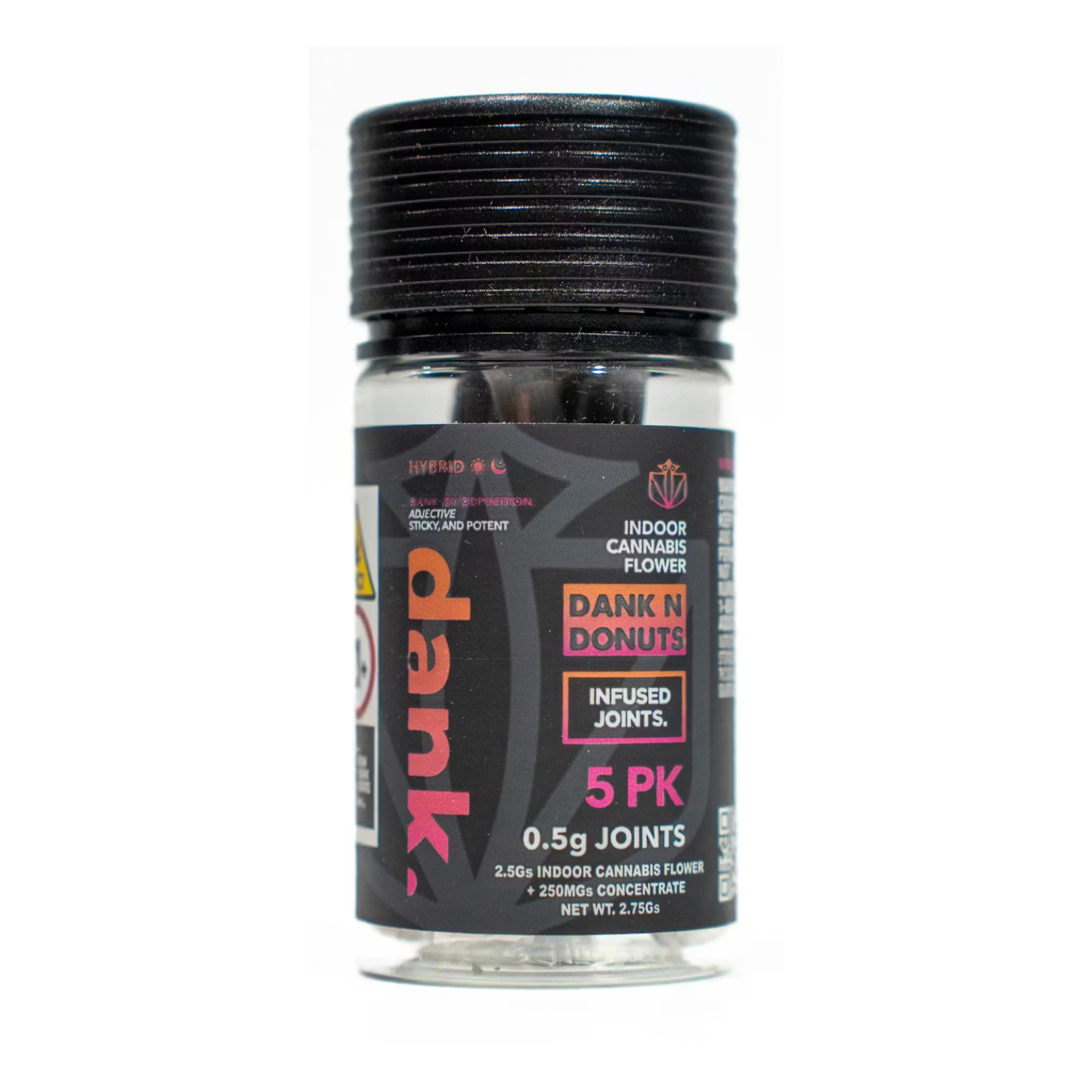 Dank - Dank N Donuts Infused Prerolls 5pk - 2.75