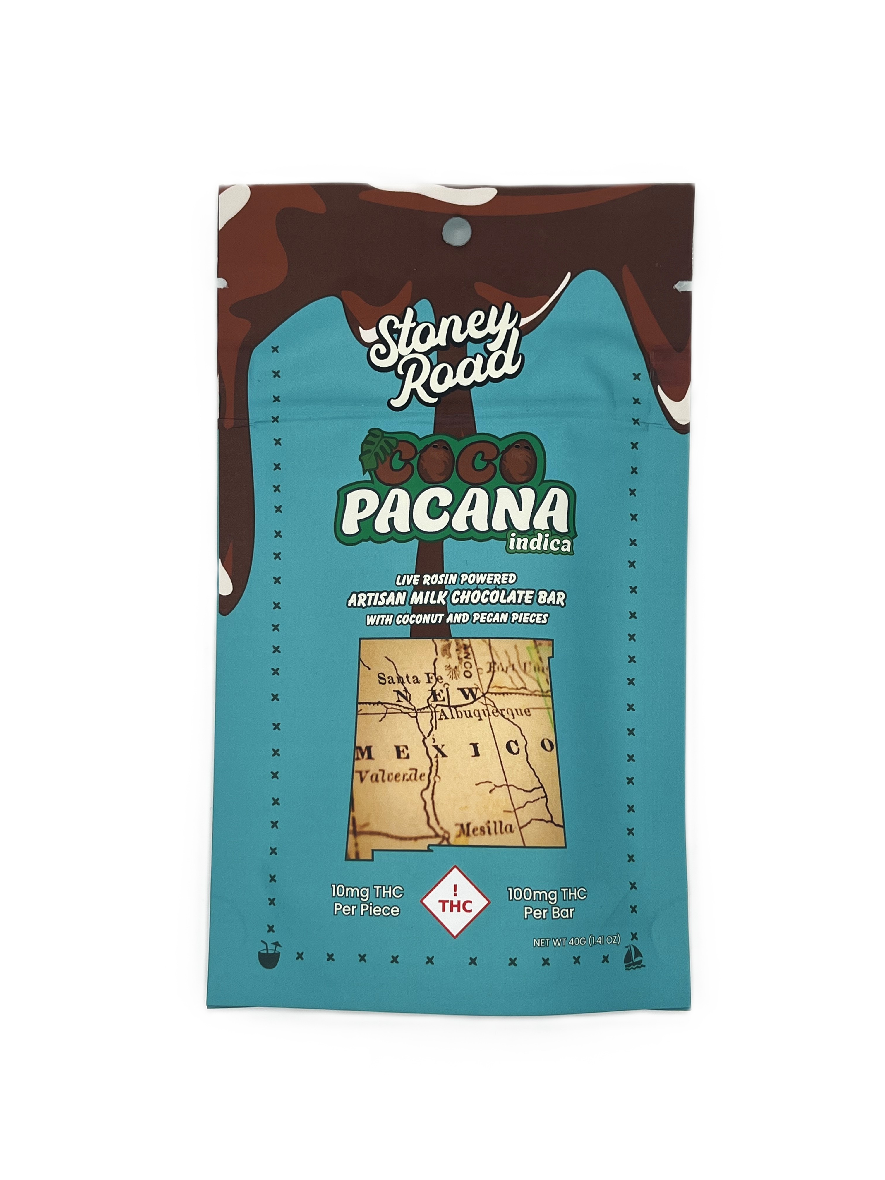 Coco Pacana Rosin Infused Chocolate Bar | 100mg