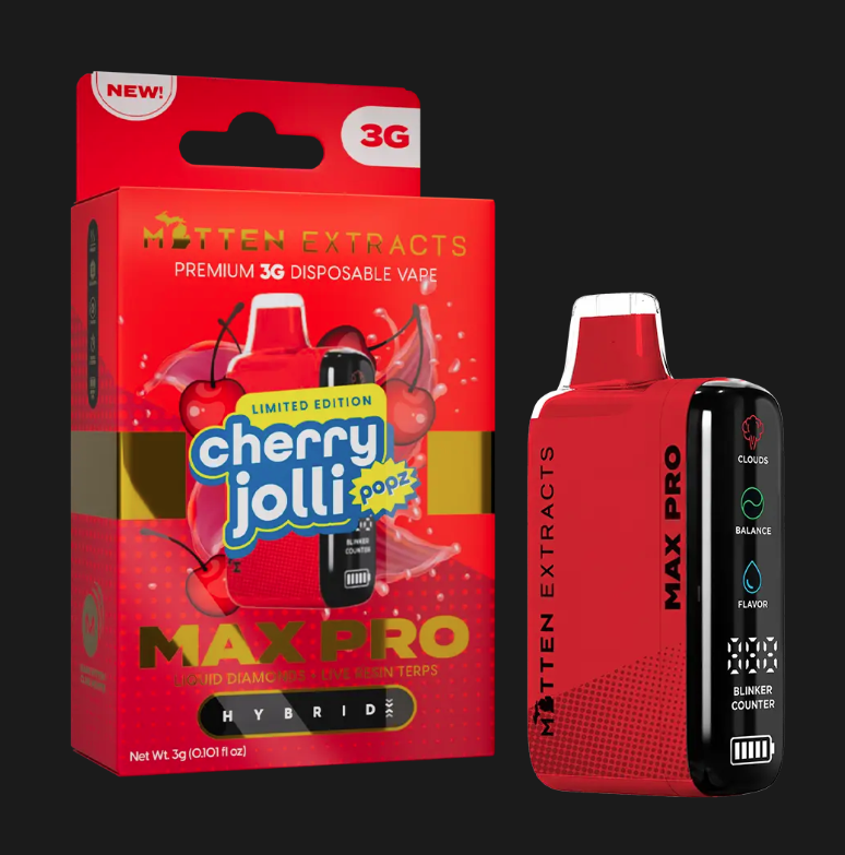 Mitten Extracts MAX PRO Disposable - Cherry Jolli Popz