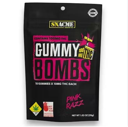 Pink Razz Gummy Bombs
