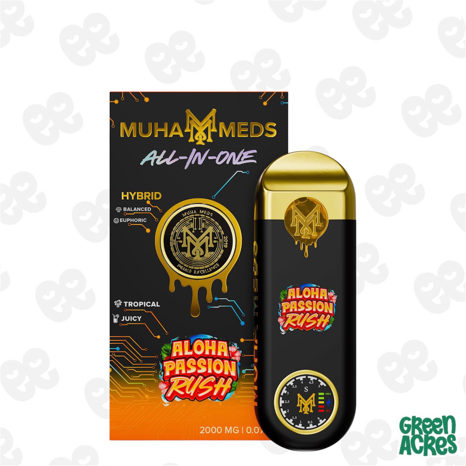 Muha Meds: Aloha Passion Rush 2G Disposable 3rd Gen