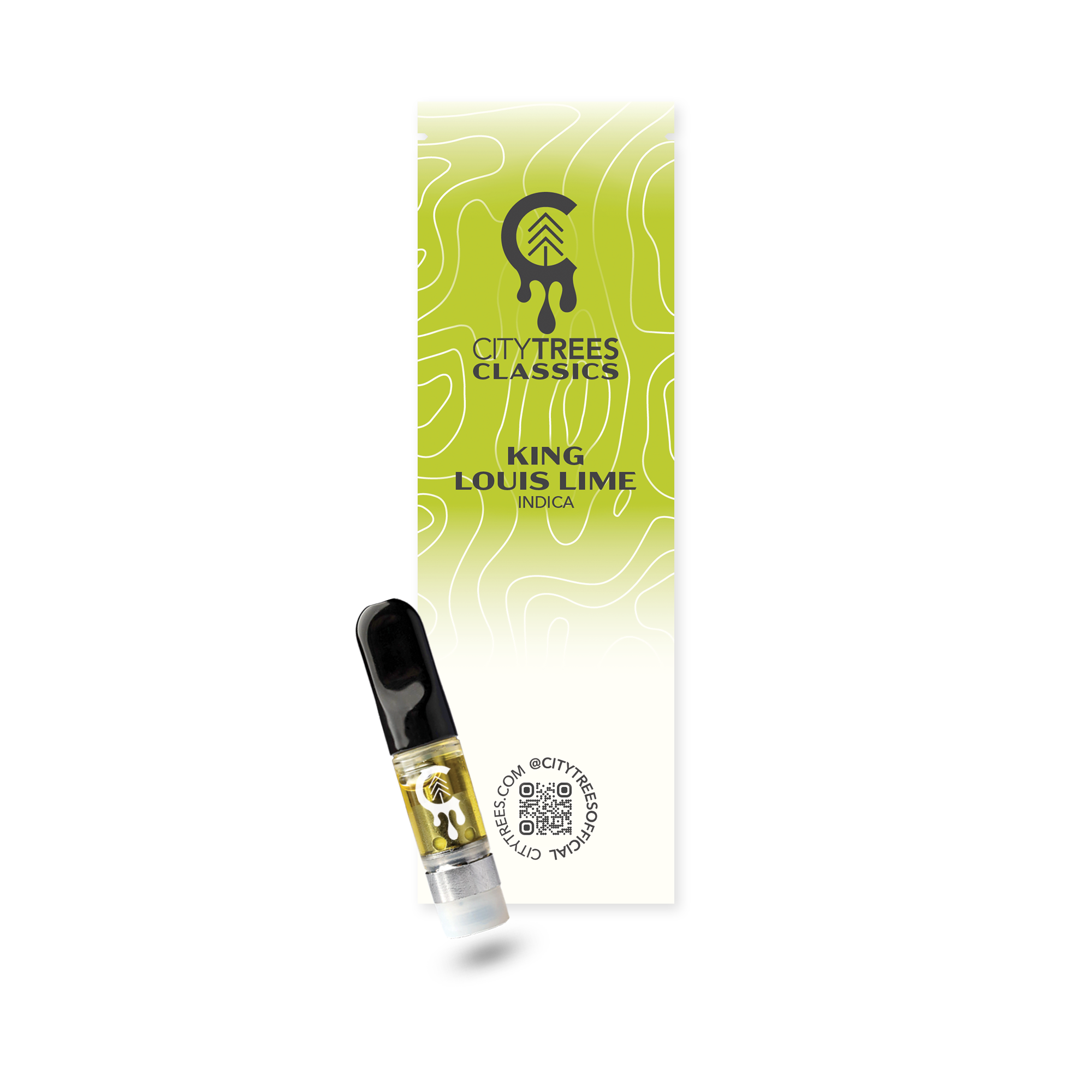 City Trees King Louis Lime (I) Disposable Vape 0.5g