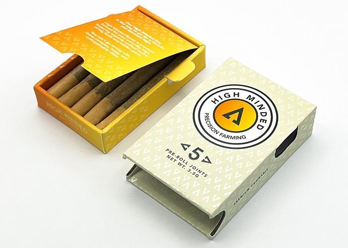 High Minded - Pre-roll Straight 0.7g - 5pk - Black Runtz