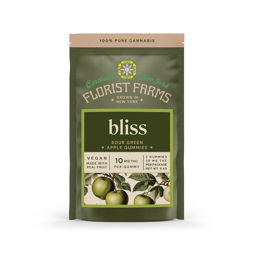 Bliss | Sour Green Apple Gummies | 2pk