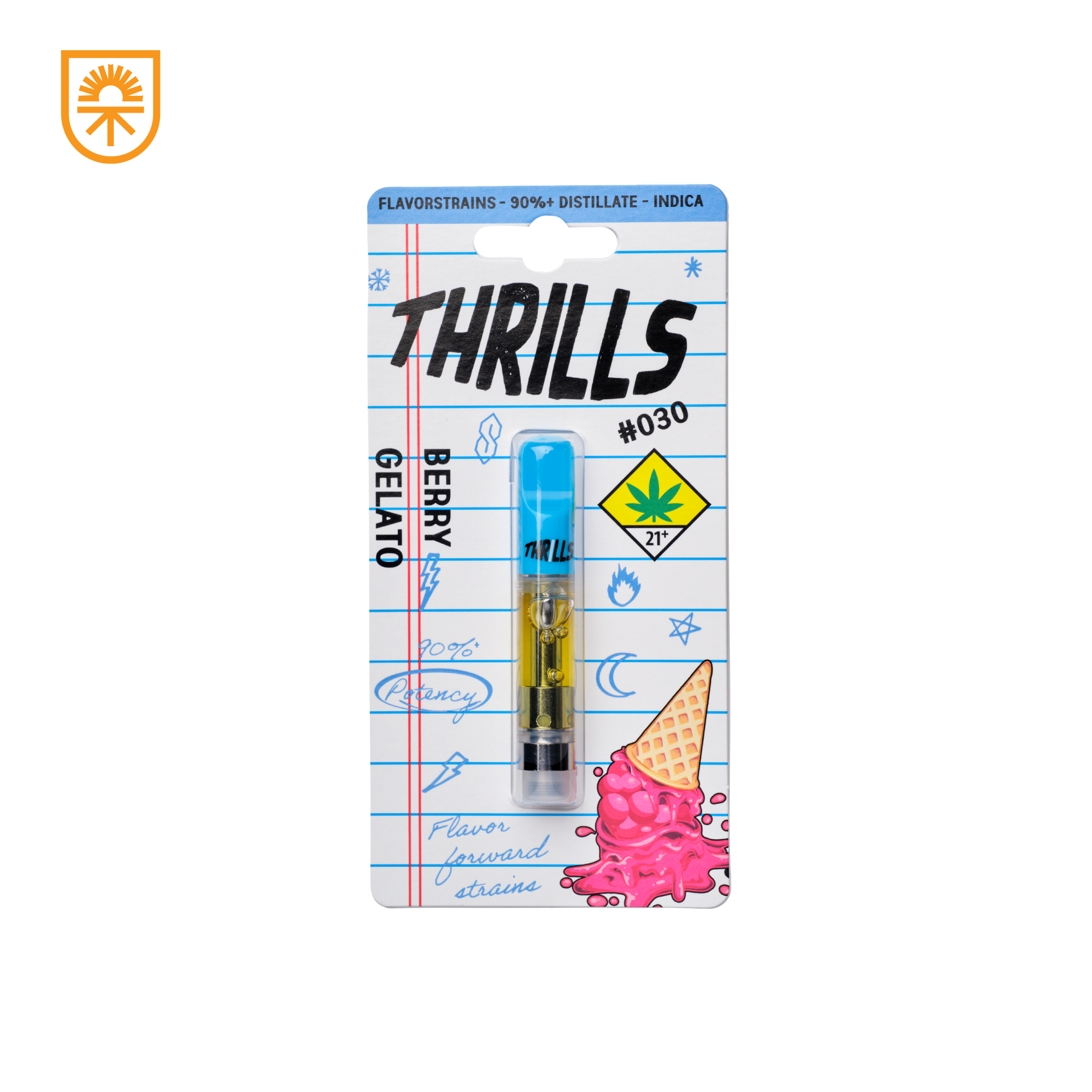 Berry Gelato - FlavorStrains - Cartridge - 1g