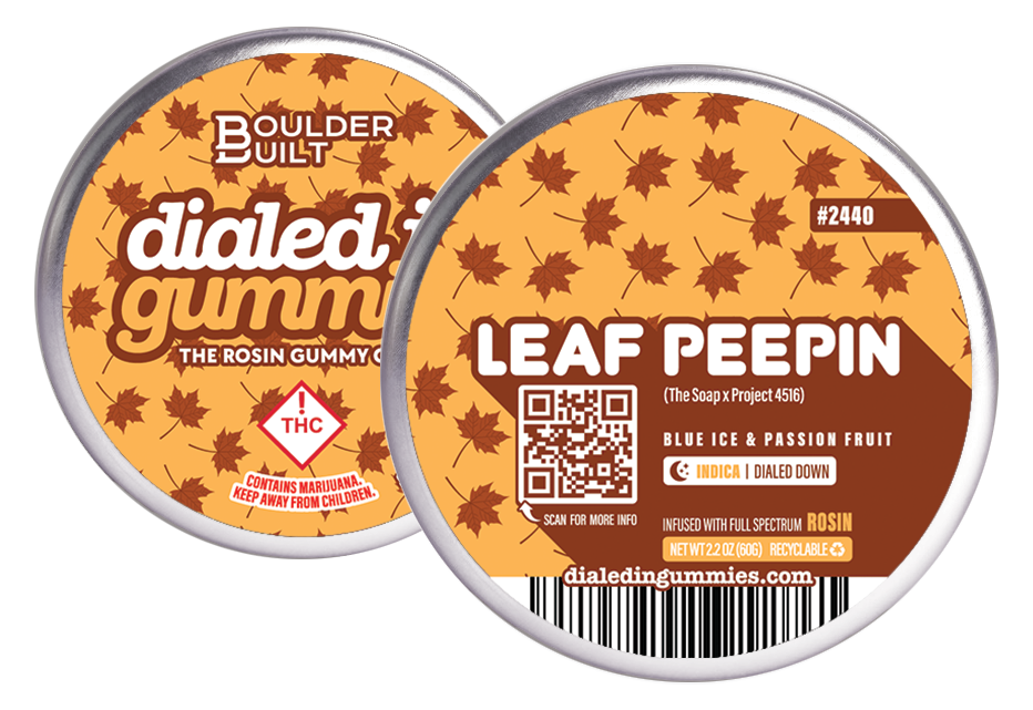 100mg - Leaf Peepin - Rosin Gummies (10pk)