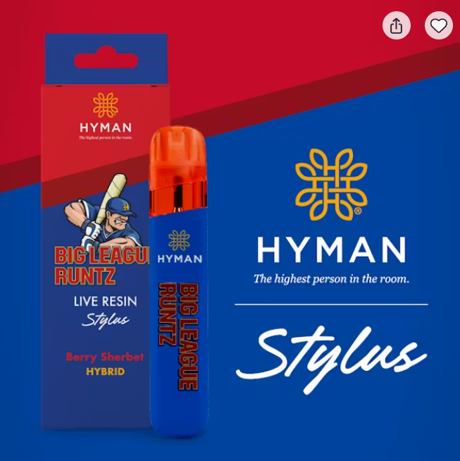 Big League Runtz | Live Resin Stylus Disposable | 1g | Hybrid