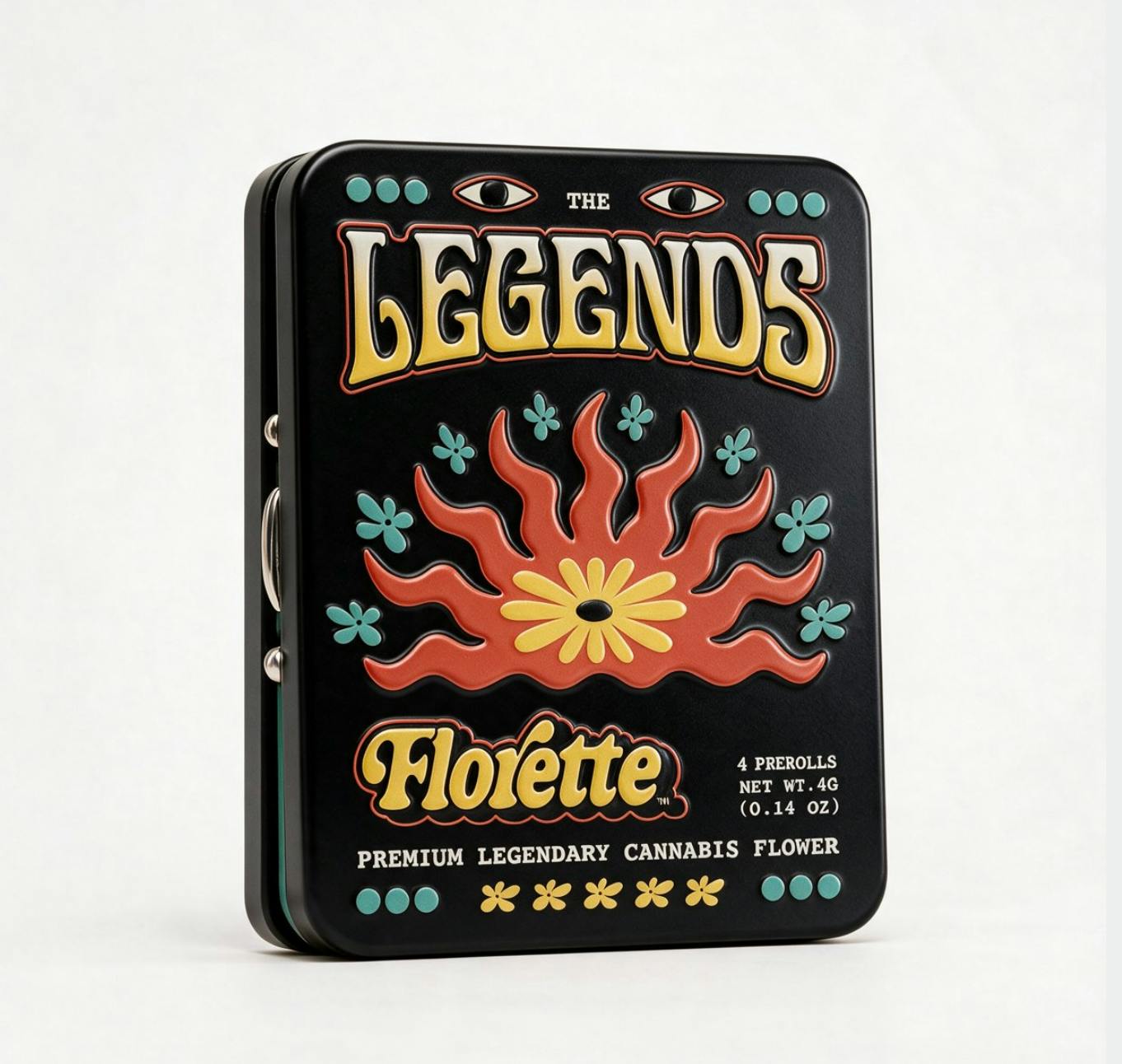 FLORETTE - LEGENDS - ACAPULCO GOLD - SATIVA - 1G x 4PK - PREROLLS