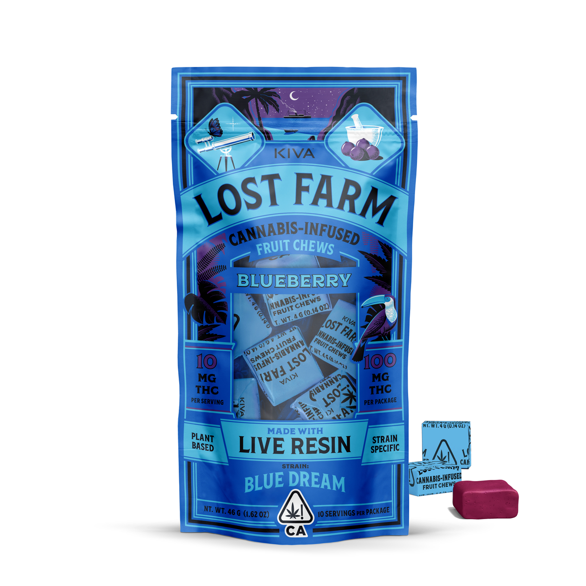 Lost Farm — Chews - Blueberry Blue Dream