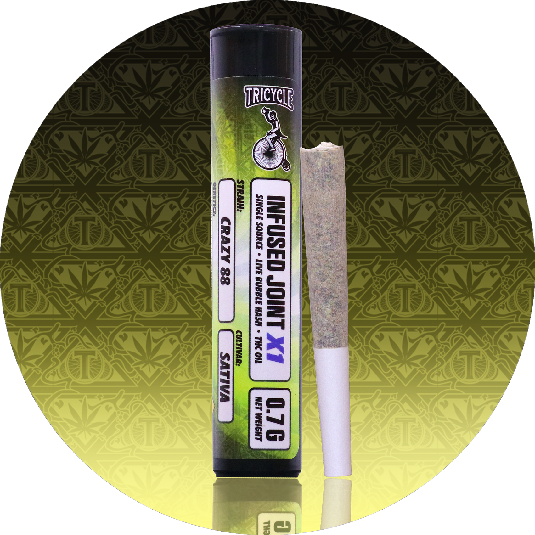 Crazy Hash Oil Infused Preroll