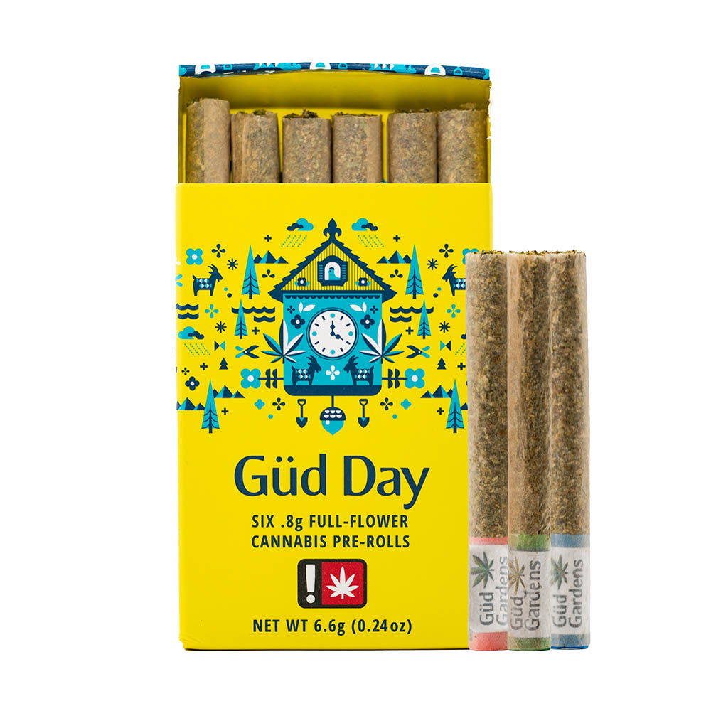 Gud Gardens: Gud Gardens Gud Day - Kiwi Zkittlez/ Jack Herer/ Ginger Tea