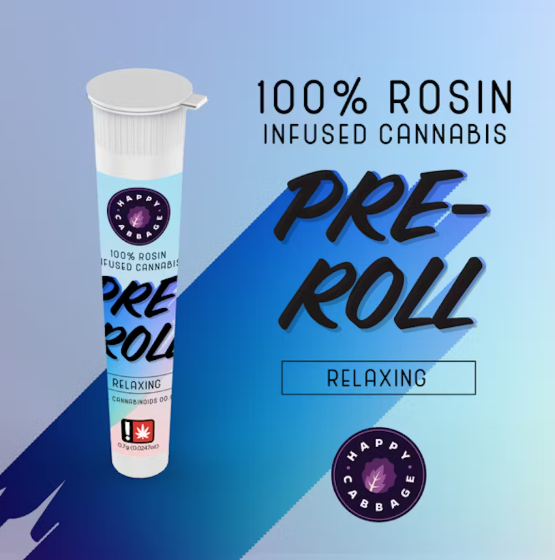 Purple Petals Rosin Infused Preroll