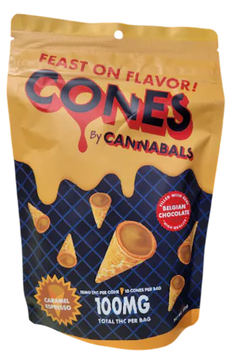Caramel Espresso Chocolate Cones
