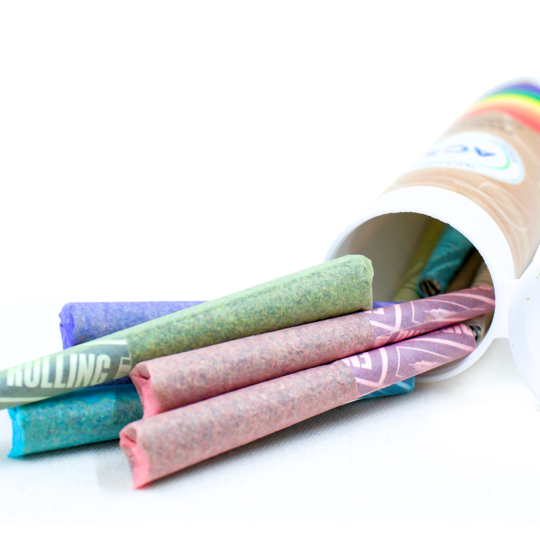 10 Pack | Flight | Rainbow Daze Pre Roll | 0.5g Variety Pack