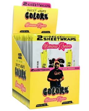 Organic Sheet Wraps Banana Cream