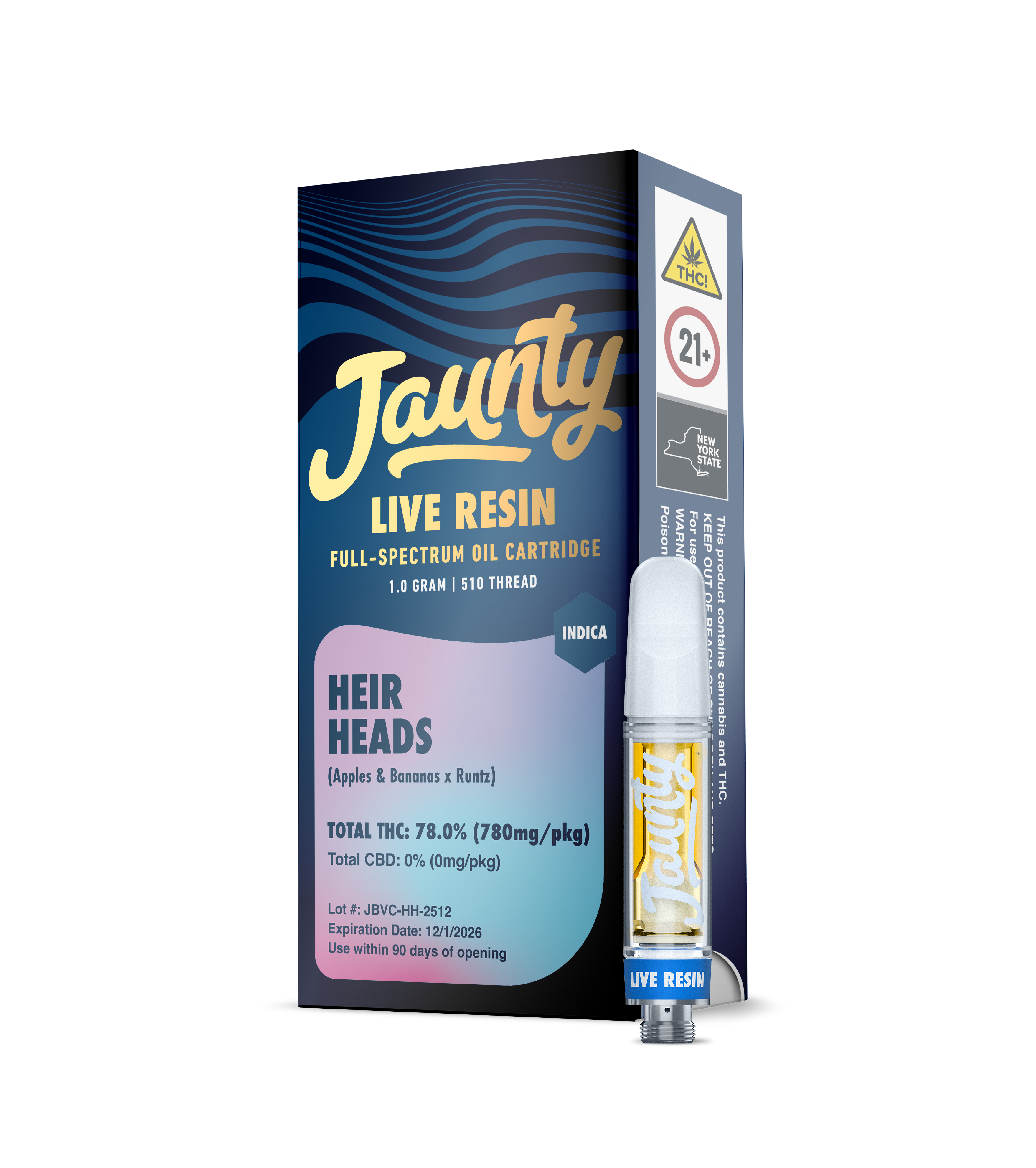 Heir Heads | Live Resin | Cartridge | 1g