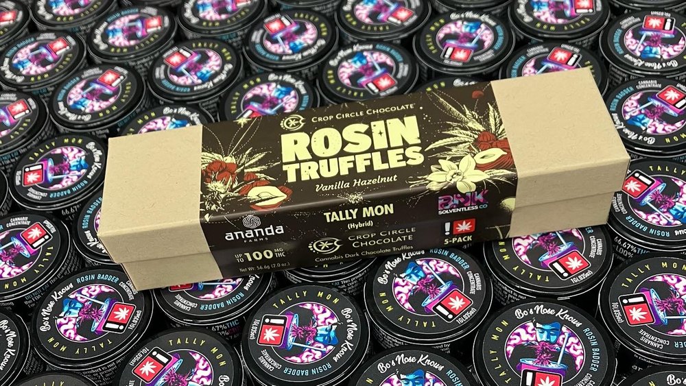 Crop Circle Chocolate | Vanilla Hazelnut | 5pk Hybrid Rosin Truffles