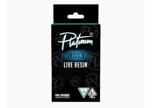 Platinum Vape Live Resin Blackberry Kush Cart