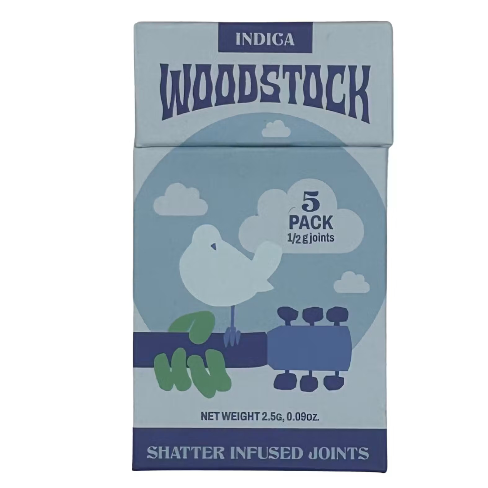 Woodstock | Mule Fuel x Do-Si-Do | Indica | 5 Pack Infused Pre-Roll | 2.5g