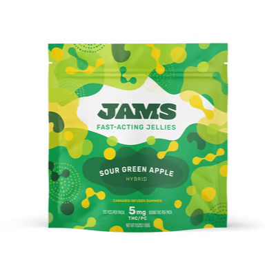 Sour Green Apple | Fast Acting Jellies | Gummies | 100MG