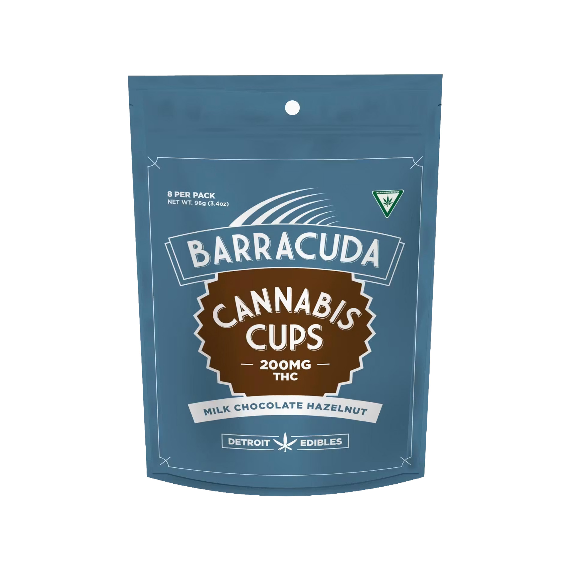 Barracuda | 200mg Cups | Milk Chocolate Hazelnut