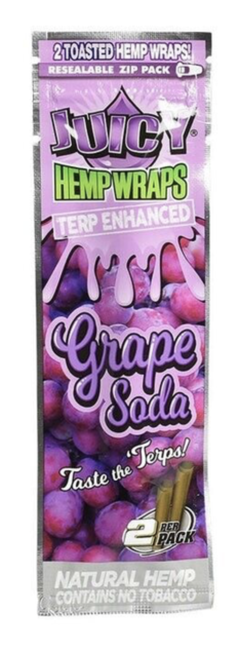 Juicy Grape Soda Hemp Wraps