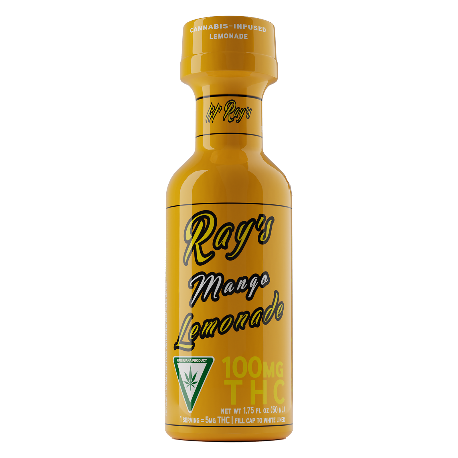LIL RAY'S | MANGO LEMONADE | 100mg INFUSED BEVERAGE