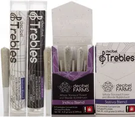 Decibel Farms | Trebles | Sativa | 2x Infused Pre Roll | 2pk