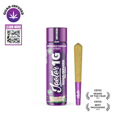 Grapefruit Romulan Jeeter Infused Pre-Roll | 1g