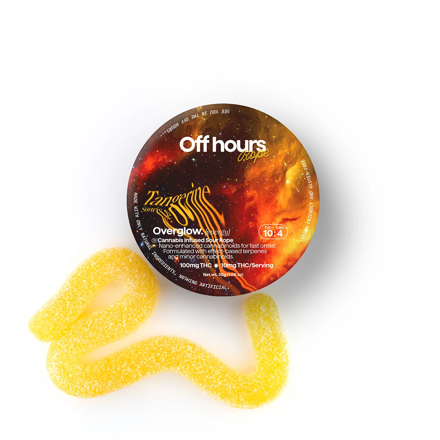 Rope Tangerine Sunrise Overglow Energy