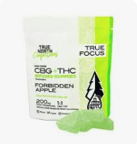TRUE NORTH | 4X50MG 2:1:1 THC:CBG:CBC GUMMIES | FORBIDDEN APPLE