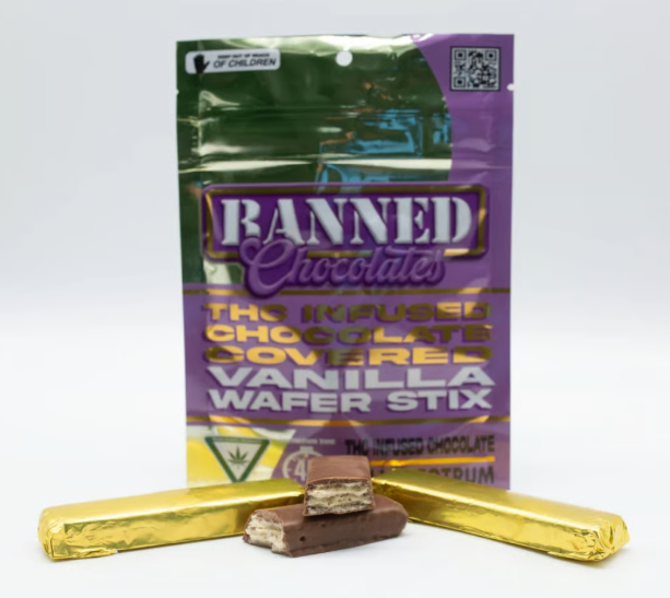 Banned - Chocolate Wafer Stix - 200mg