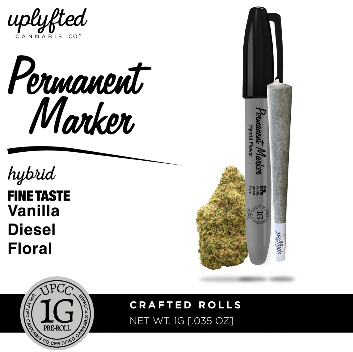Uplyfted: Permanent Marker 1G Preroll (H)