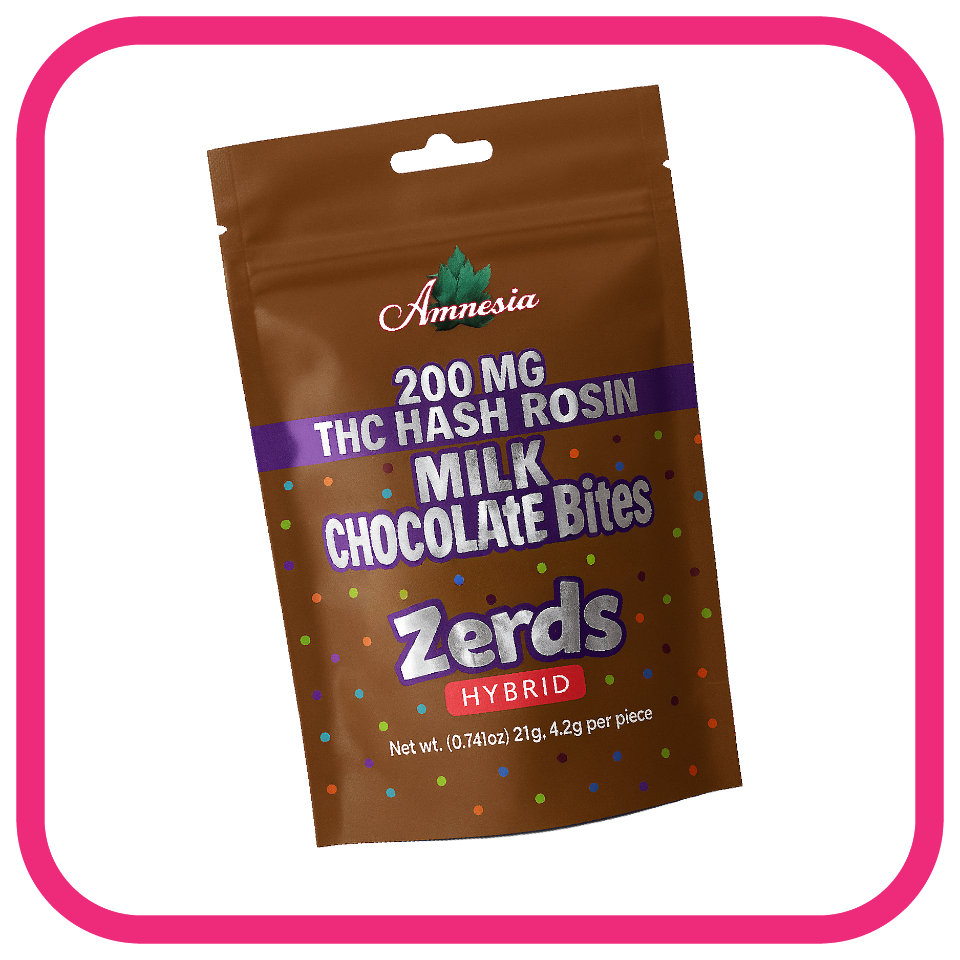 Zerdz Chocolate Bites 200mg - Milk Chocolate