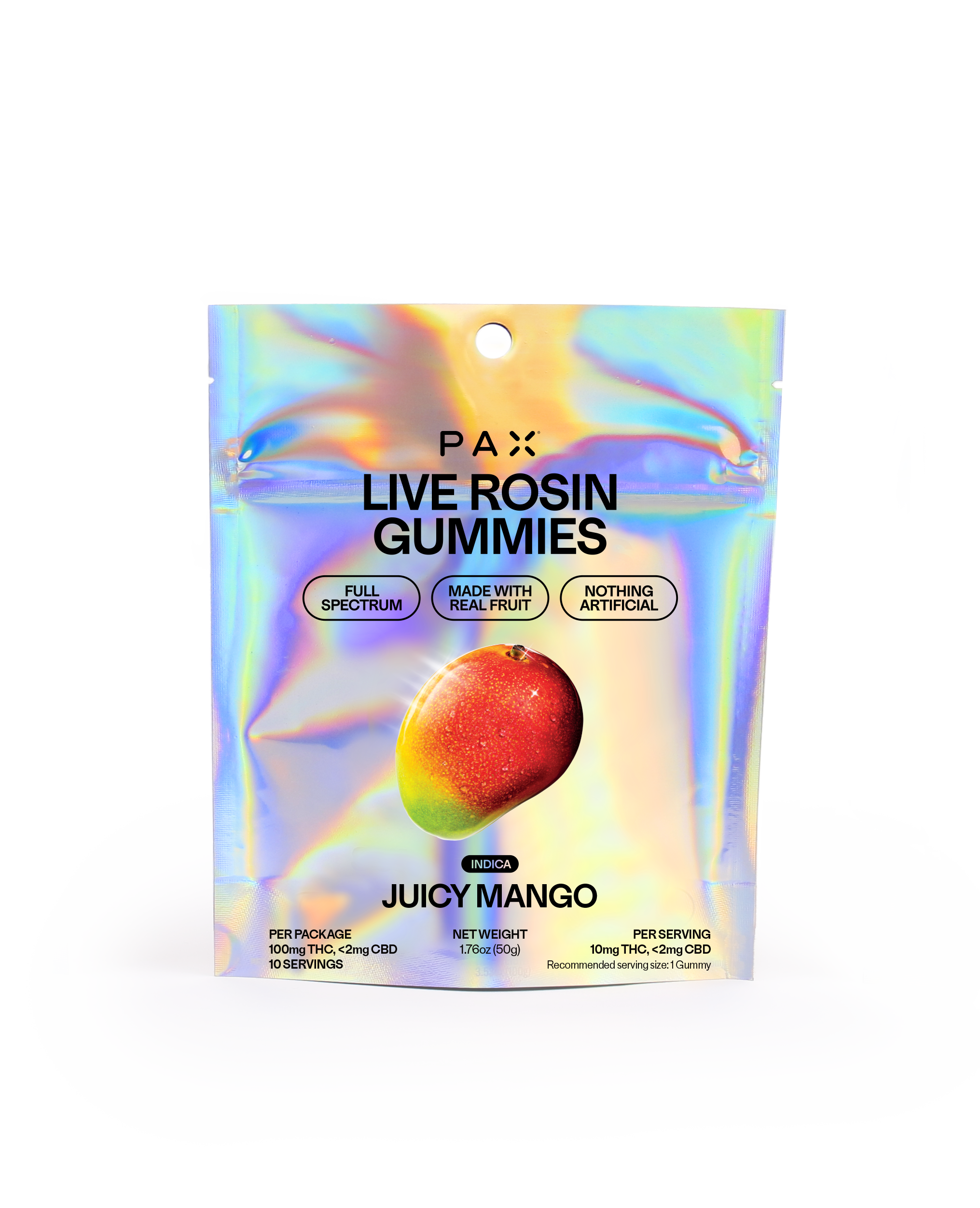 Live Rosin Gummies Juicy Mango