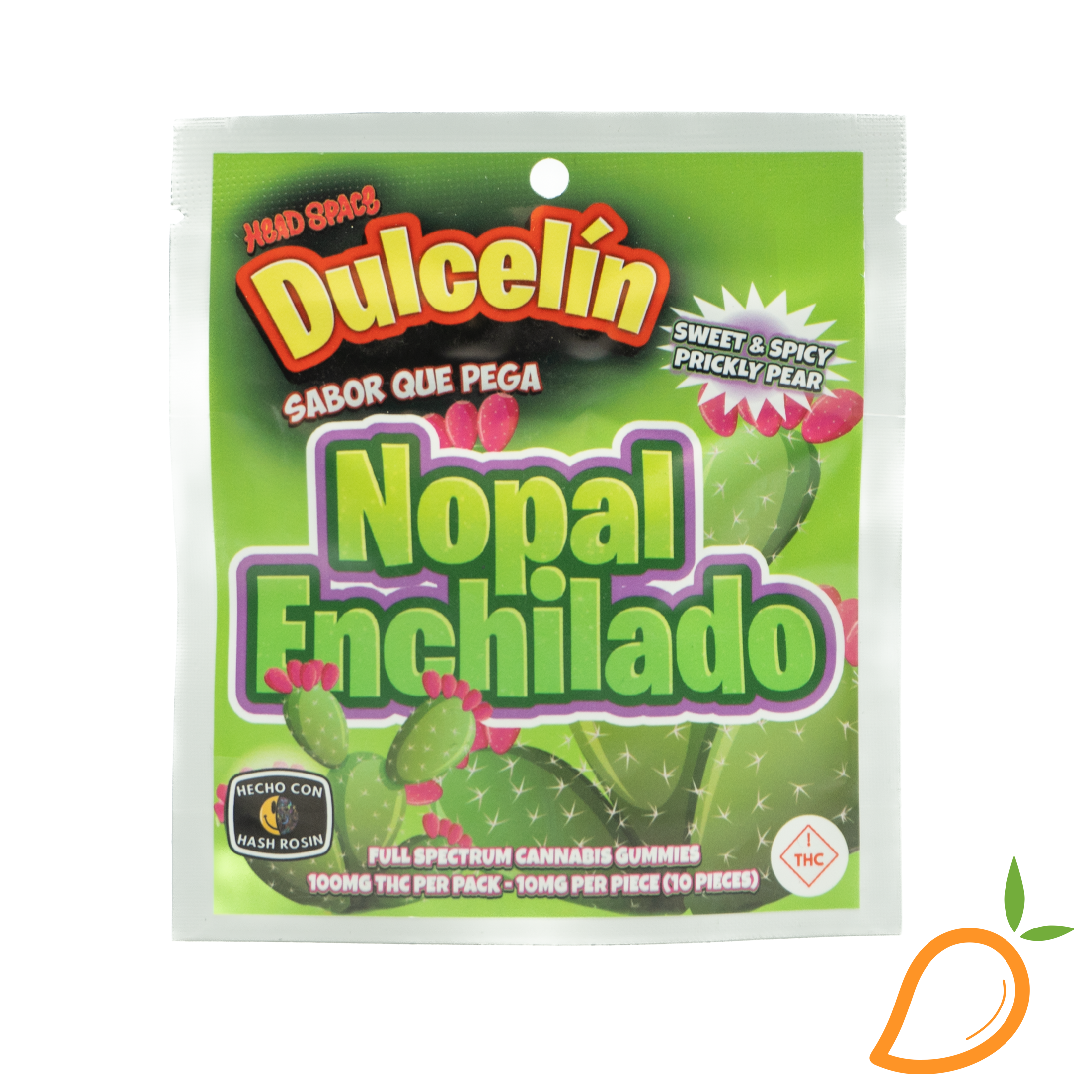 100mg Nopal Enchilado Rosin Gummies Dulcelín