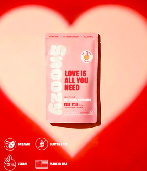 Snoozy | Love Intimacy Gummies | Edibles | 100mg