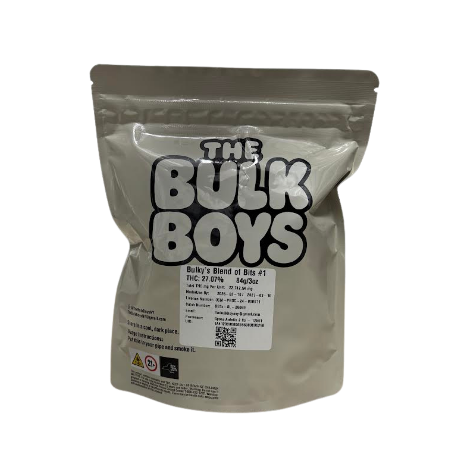 OG Kush Bulky Boys State Limit #1 Ground Flower - 84g