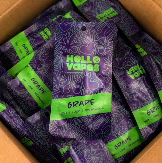 Hello Farms - 2g Disposable - Grape