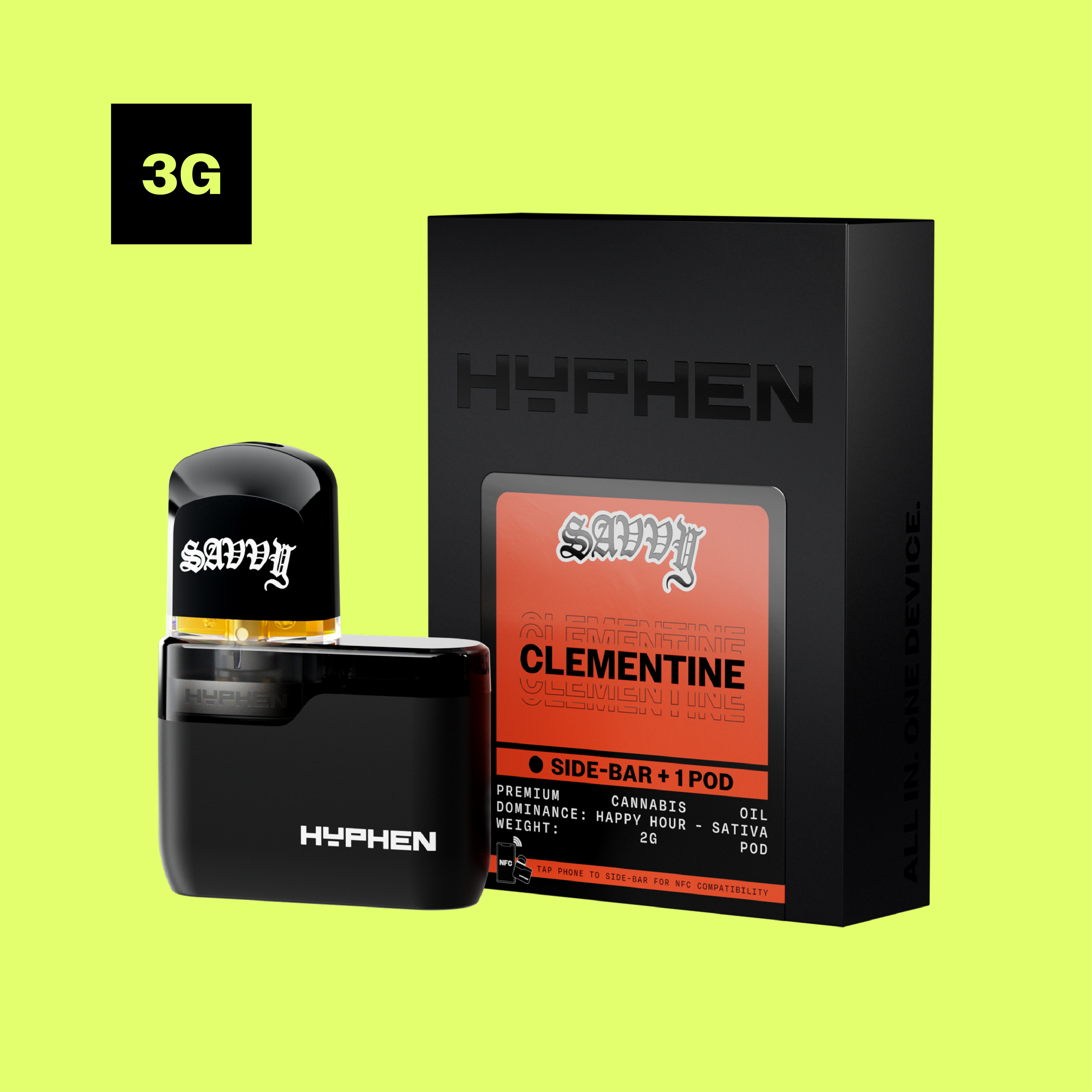 HYPHEN Clementine 3g All-In-One