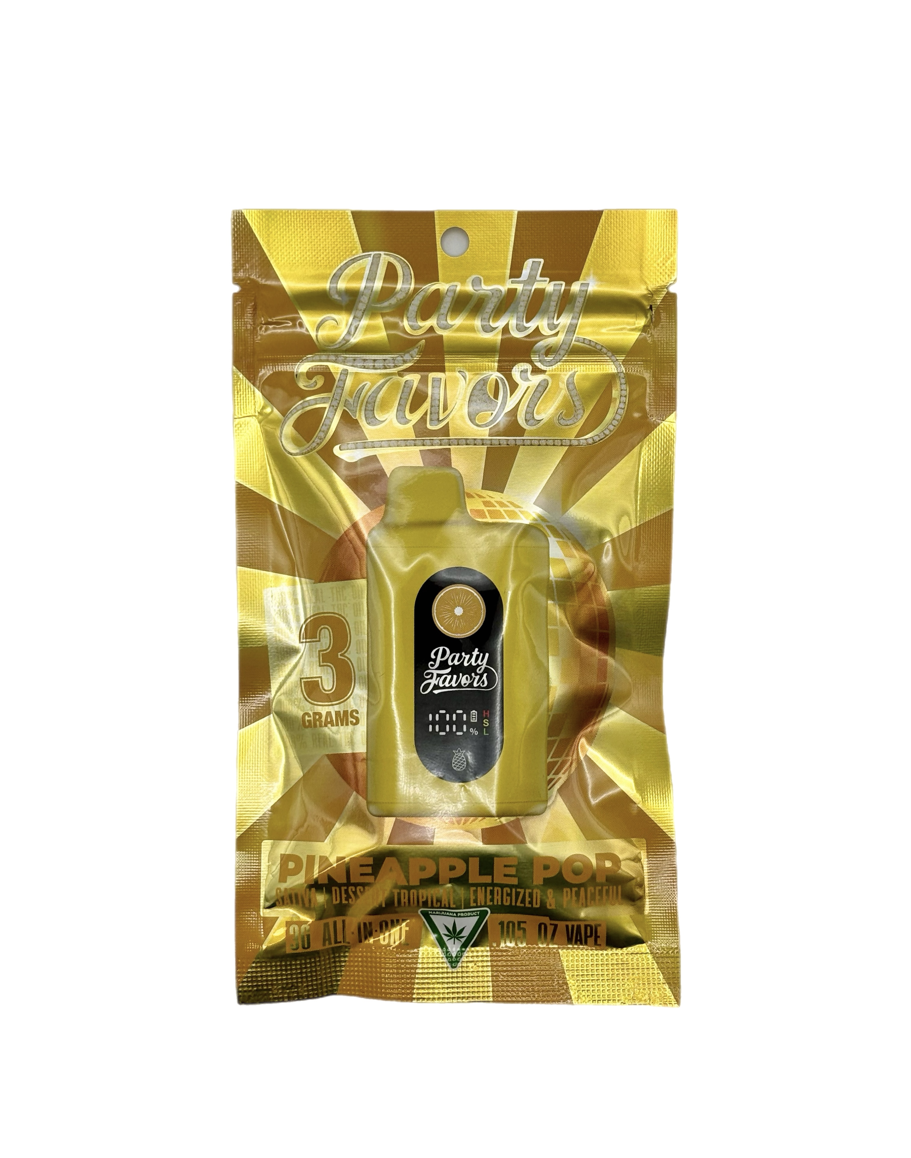 Party Favors - Juicebox | Pineapple Pop | 3g AIO