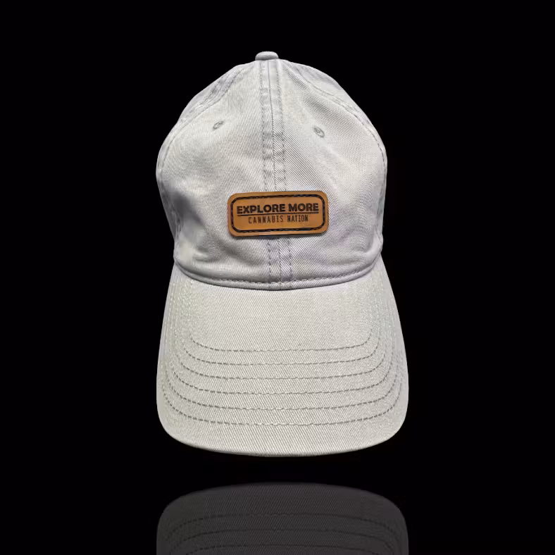 C.N.A | Hat | Grey w/Leather Patch (Richardson) | $34.95
