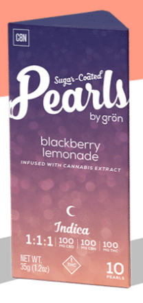 Blackberry Lemonade 1:1:1 THC:CBD:CBN Pearls 10pk 100mg