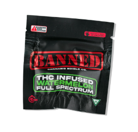 BANNED CO Watermelon Single Nerd Gummy 200mg