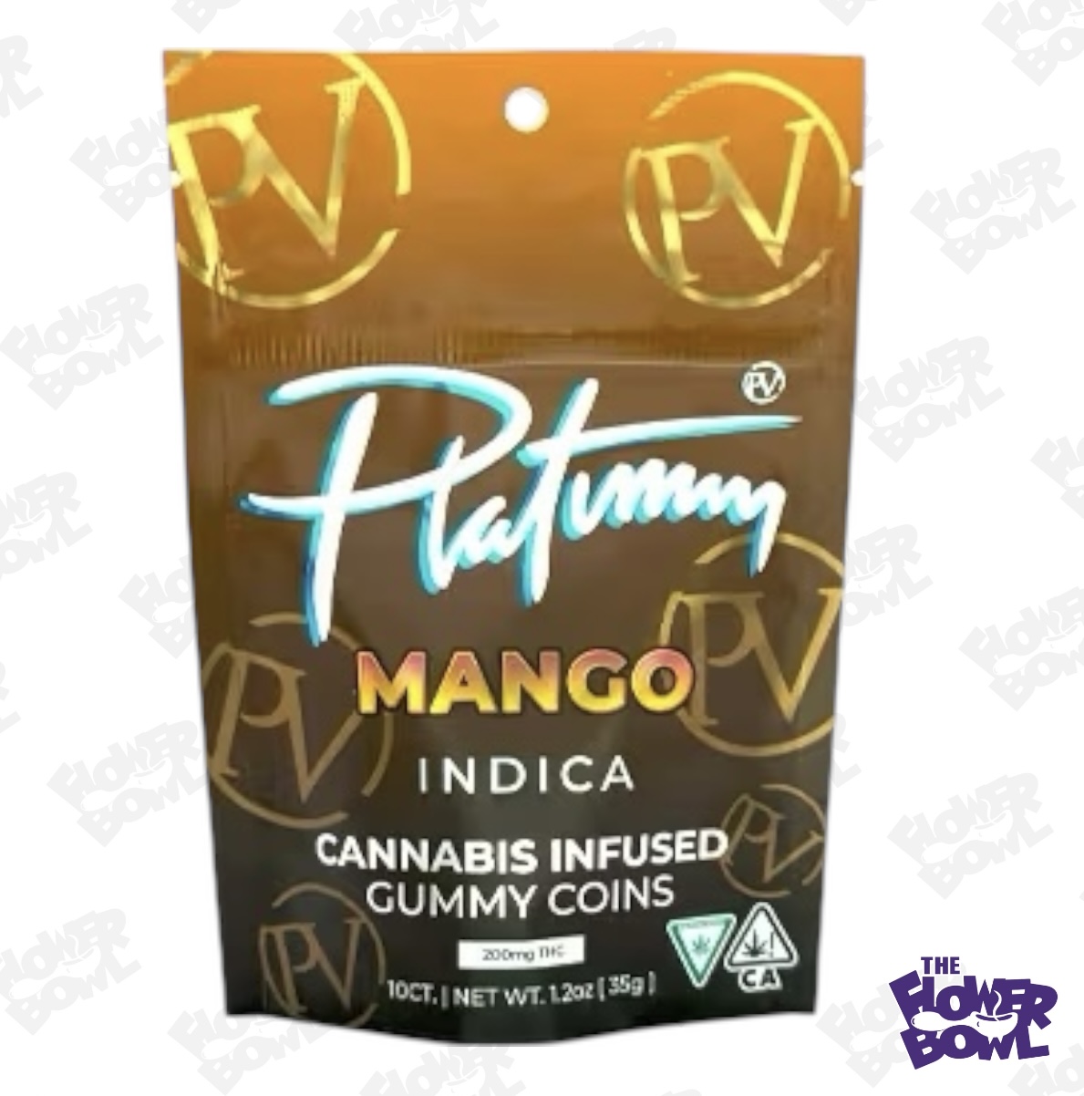 Platinum Vape: Mango 200MG Gummies (I)
