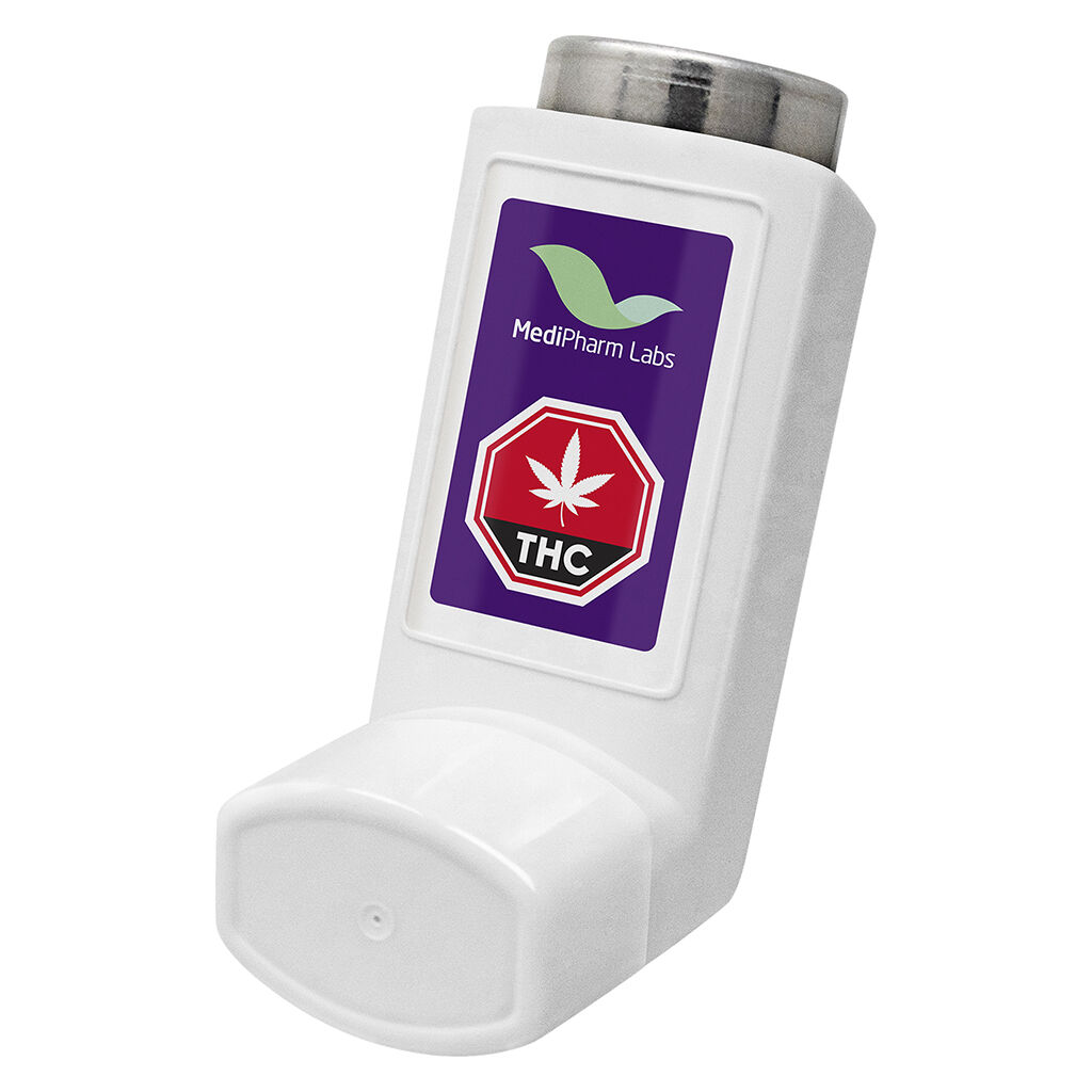 MediPharm Labs - Shake & Puff Rapid CBN:THC Nighttime Inhaler - Indica - 7.3g