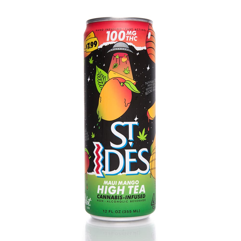 ST IDES - EDIBLE (BEVERAGE) 100MG - 12 OZ - HIGH TEA - MAUI MANGO