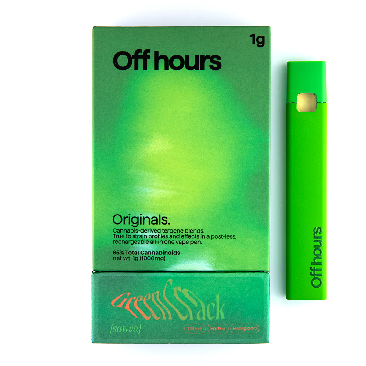 Off Hours | Green Crack | AIO Vape | 1g
