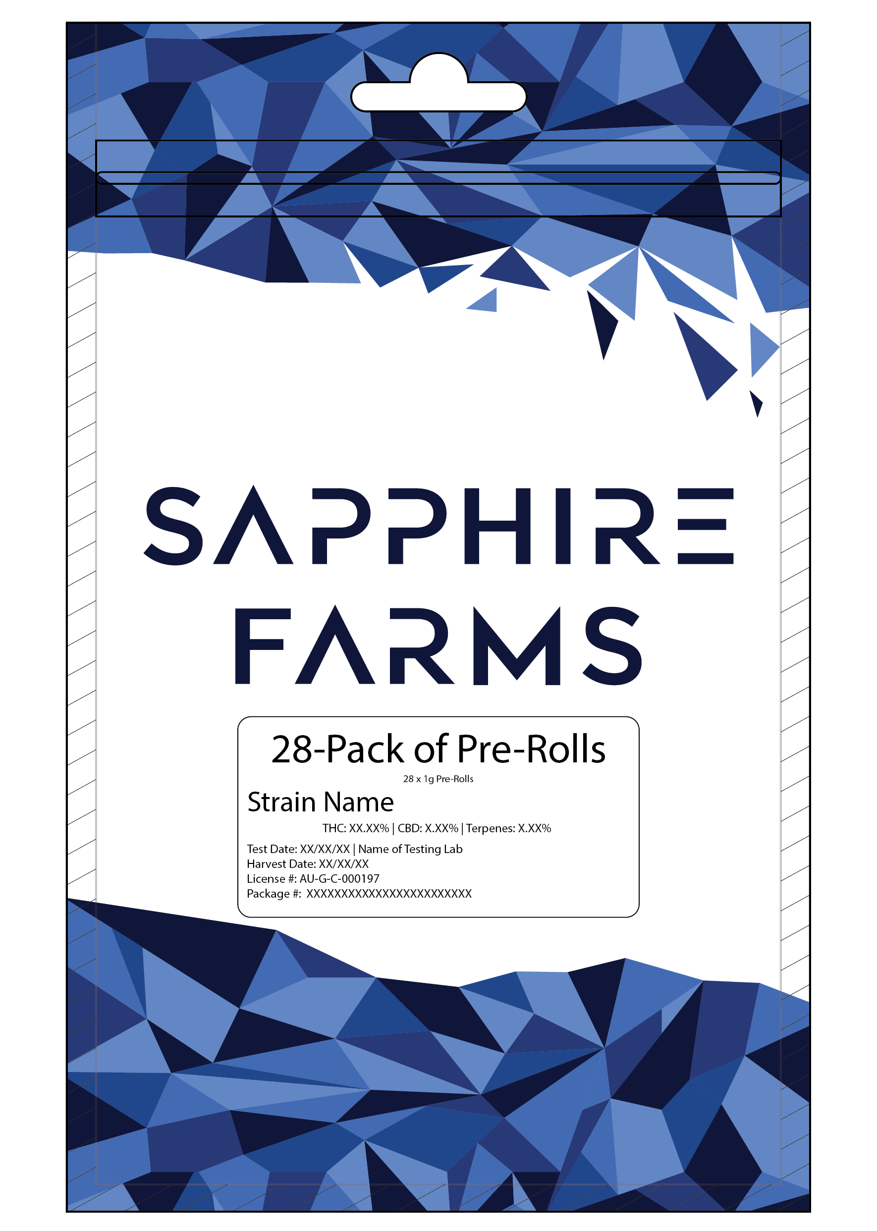 Sapphire: Lemon Berry Crisp 28-Pack 1G Prerolls