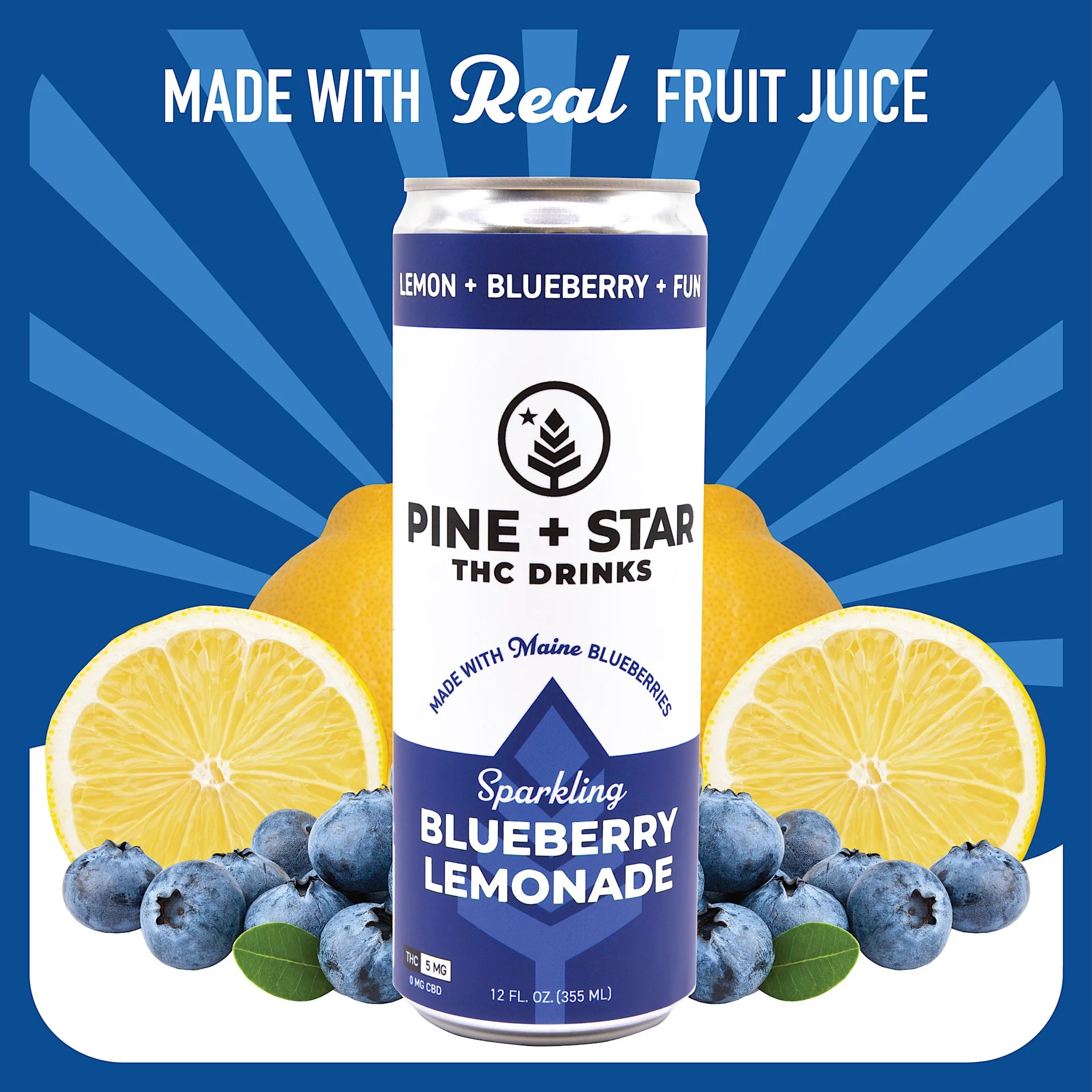 Blueberry Lemonade Sparkling Water